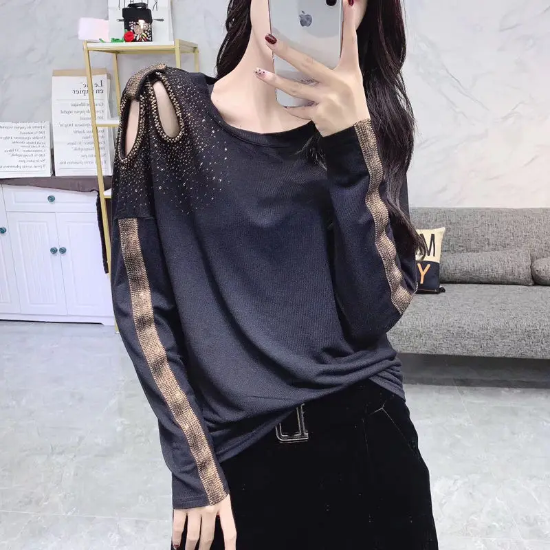 

Autumn and winter westernized top, women's sweater, loose size, fashionable long sleeve, spring and autumn new style