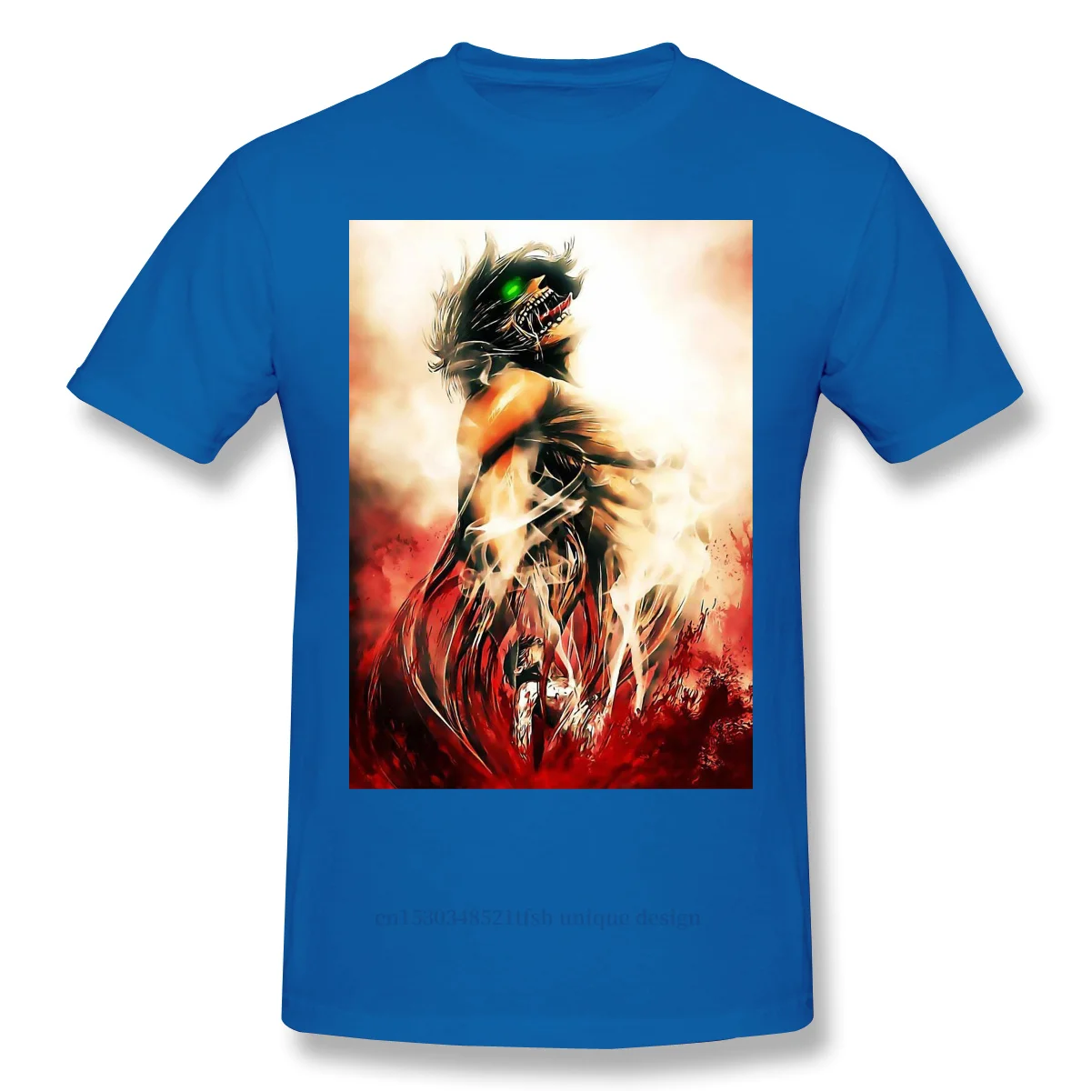 

Men Attack on Titan Black T-Shirt Design 25 Pure Cotton Tees Harajuku TShirt