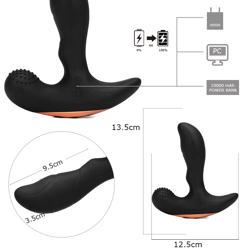 Электрическая ручная перезаряжаемая Водонепроницаемая Массажная Беспроводная