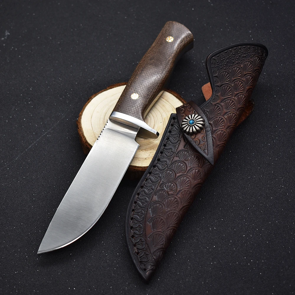 Стальной нож M390 фиксированный тактический для выживания охотничий Походный