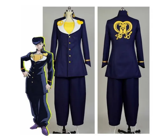 Костюм для косплея JoJo's Bizarre Adventure Josuke Higashikata вечерние костюмы на карнавал и