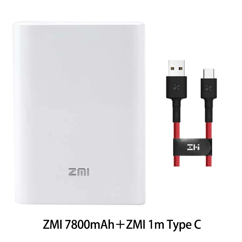 2 ZMI 4G Wifi роутер 7800 мАч Внешний аккумулятор 3g 4G беспроводной Wifi повторитель wifi роутер Мобильная точка доступа 7800 мАч Внешний аккумулятор - Цвет: 2