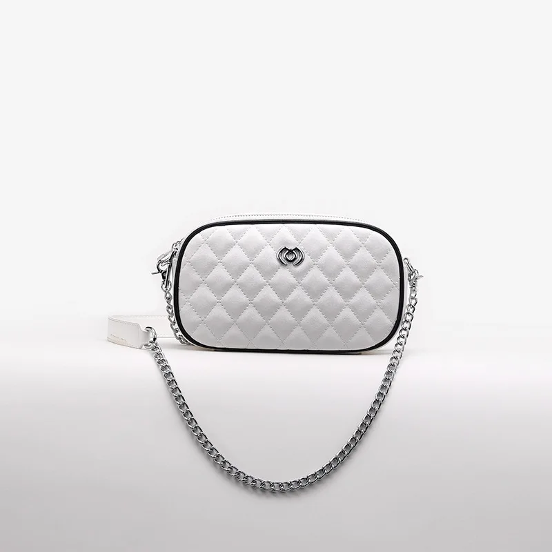 

Belvah Chains Interior Zipper Cell Phone Pocket Lady Fashion Casual Classic Luxury Crossbody Shoulder Bag Women Shopper Satchel