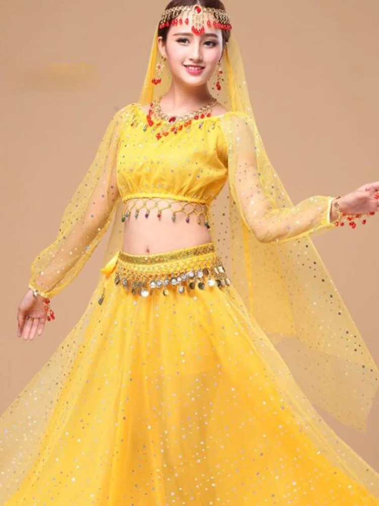 Костюм для восточных танцев танцевальный костюм женское индийское танцевальное