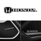 3D наклейка для стайлинга автомобилей алюминиевая эмблема интерьер динамика аудио значок для Honda TYPER Civic XR-V HR-V Accord Odyssey