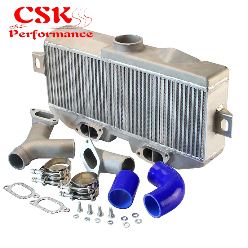 

Upgrade Top Mount Intercooler + Y Pipe For Subaru 02-07 WRX STI EJ20 EJ25 GD Black / red / Blue