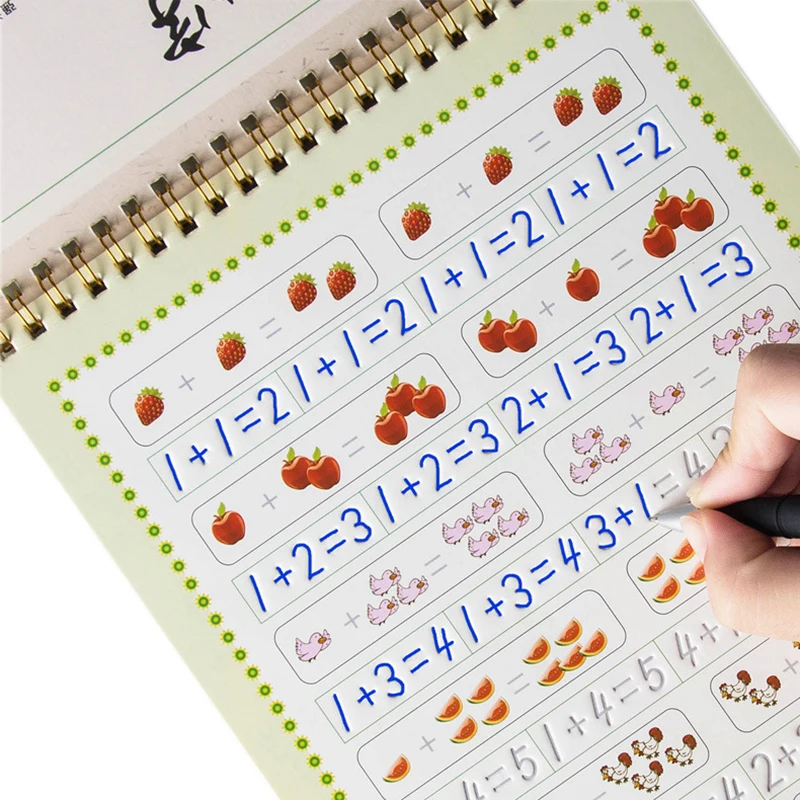New Arabic Numerals Copybook Groove Design Children Regular script exercises Stationery for primary school students Beginners | Канцтовары