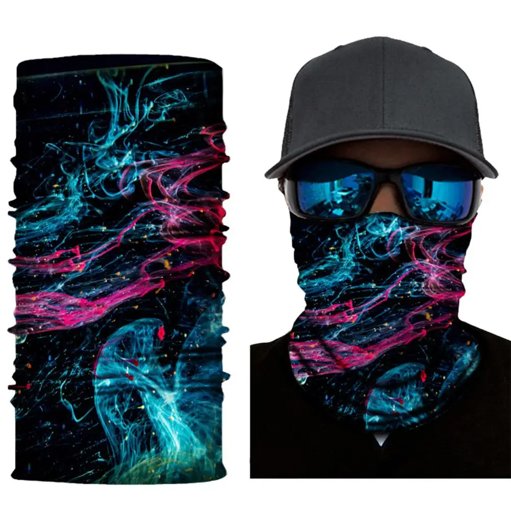 

Наружная повязка на голову, шарф, шарф с цветным принтом, головной платок для катания на лыжах, сноуборде, ветрозащитный чехол на половину ли...