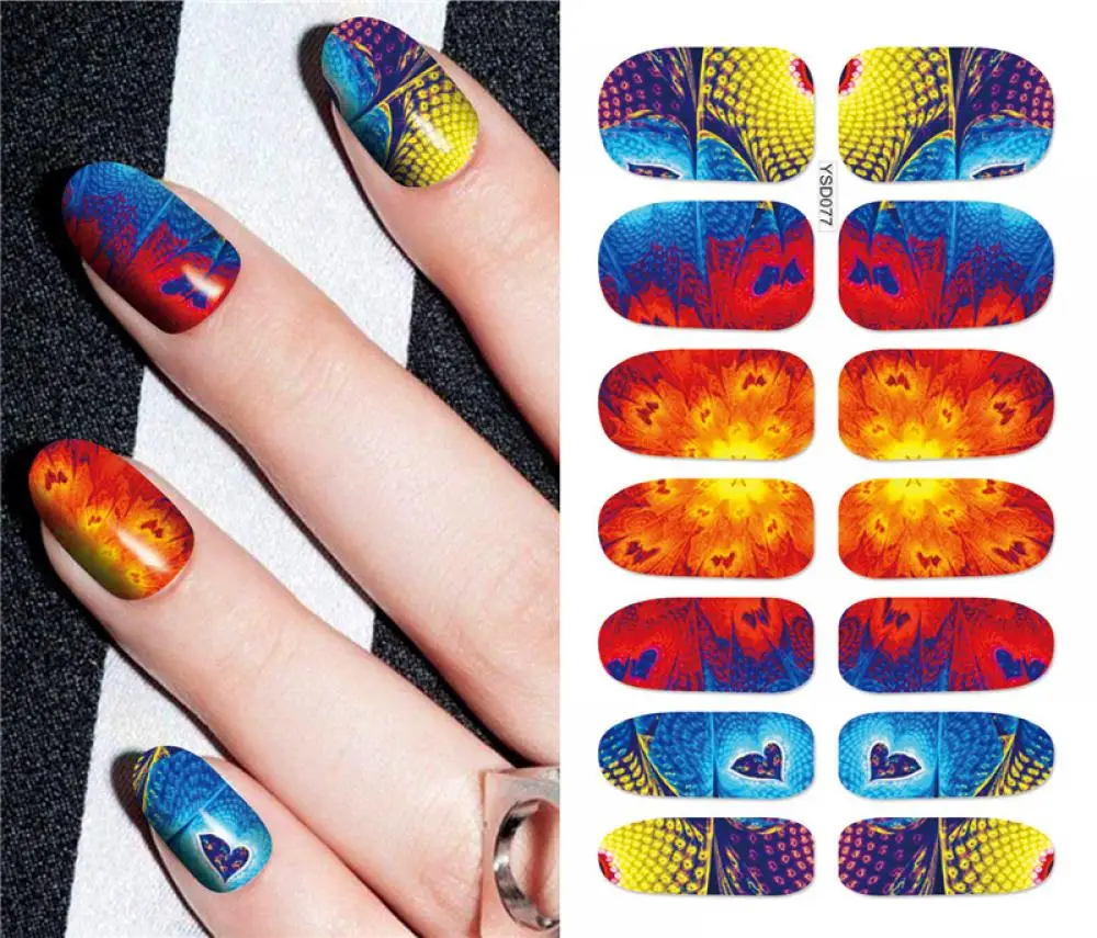 

1pc Star Magic Flower Vine Nail Water Sticker Leaf Lace Design Slider Nail Art Decal Beauty Foils Decoration Nail Sticker m3195