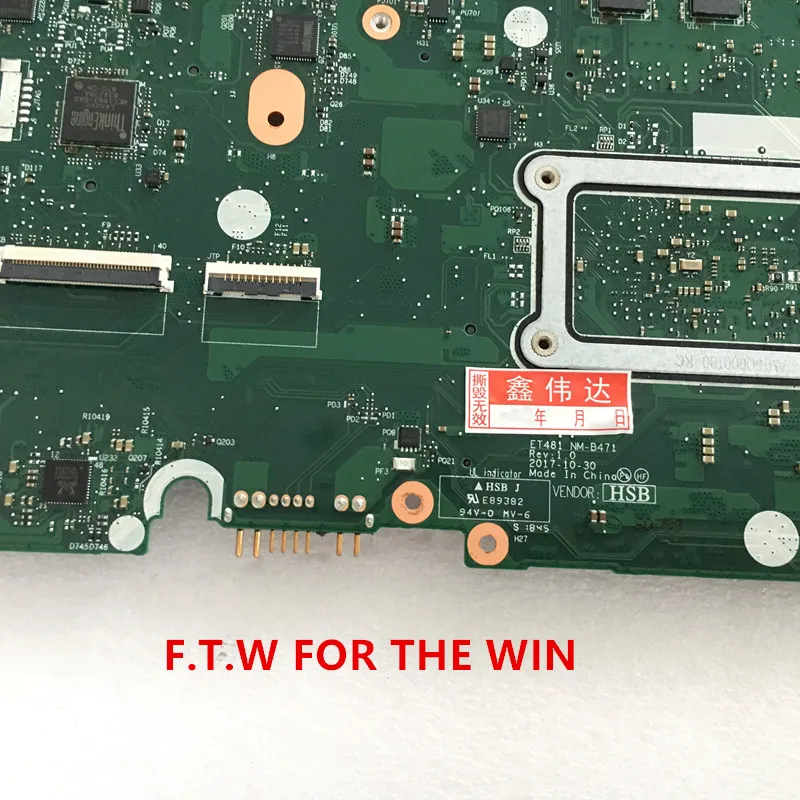 Bestellen 02HL854 MB FÜR Para Lenovo Laptop Motherboard T480s (typ 20L7, 20L8) Laptop CPU I7-8650U,8GB, NM-B471 100% Probado
