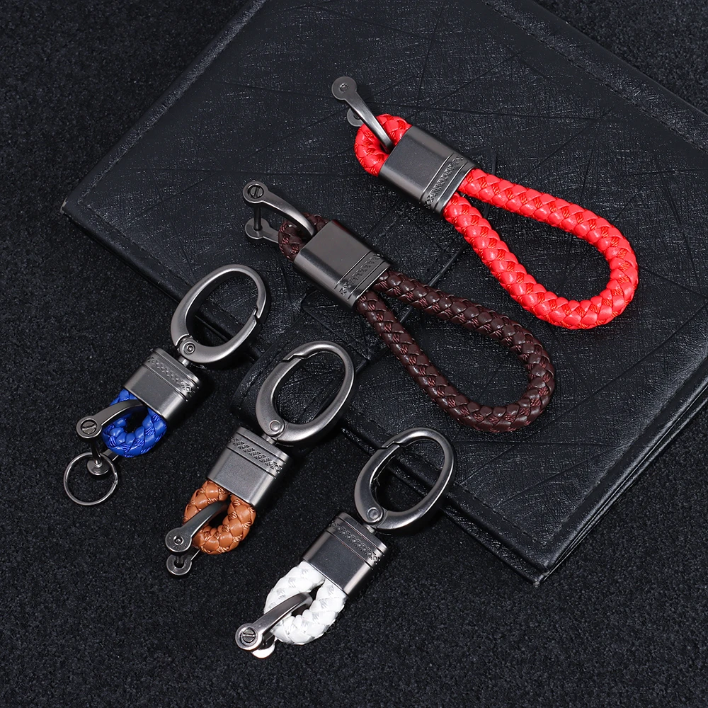 

Наружный брелок, аксессуары, универсальная застежка, кожаный брелок ручной работы «сделай сам» для автомобиля, брелок для ключей для кемпин...