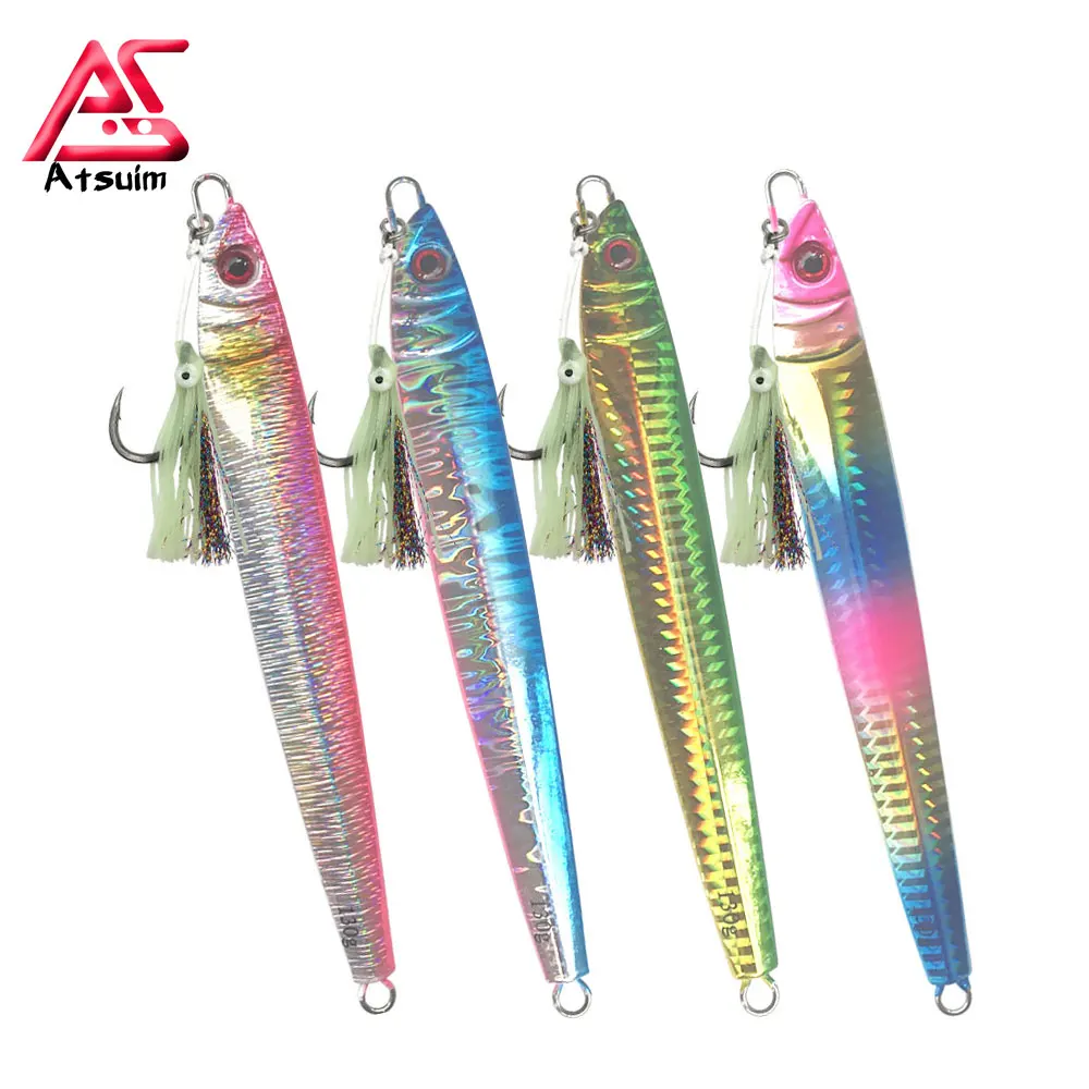 Как быстрые джиггинсы 130 г люминесцентный джиггинг светящиеся скорость падения