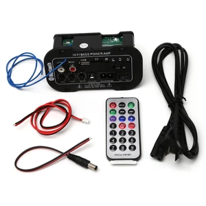 Высокое качество 1 комплект Универсальный 25 Вт Авто стерео сабвуфер Hi-Fi бас усилитель плата аудио TF USB 220 В12 В24 В YHQ