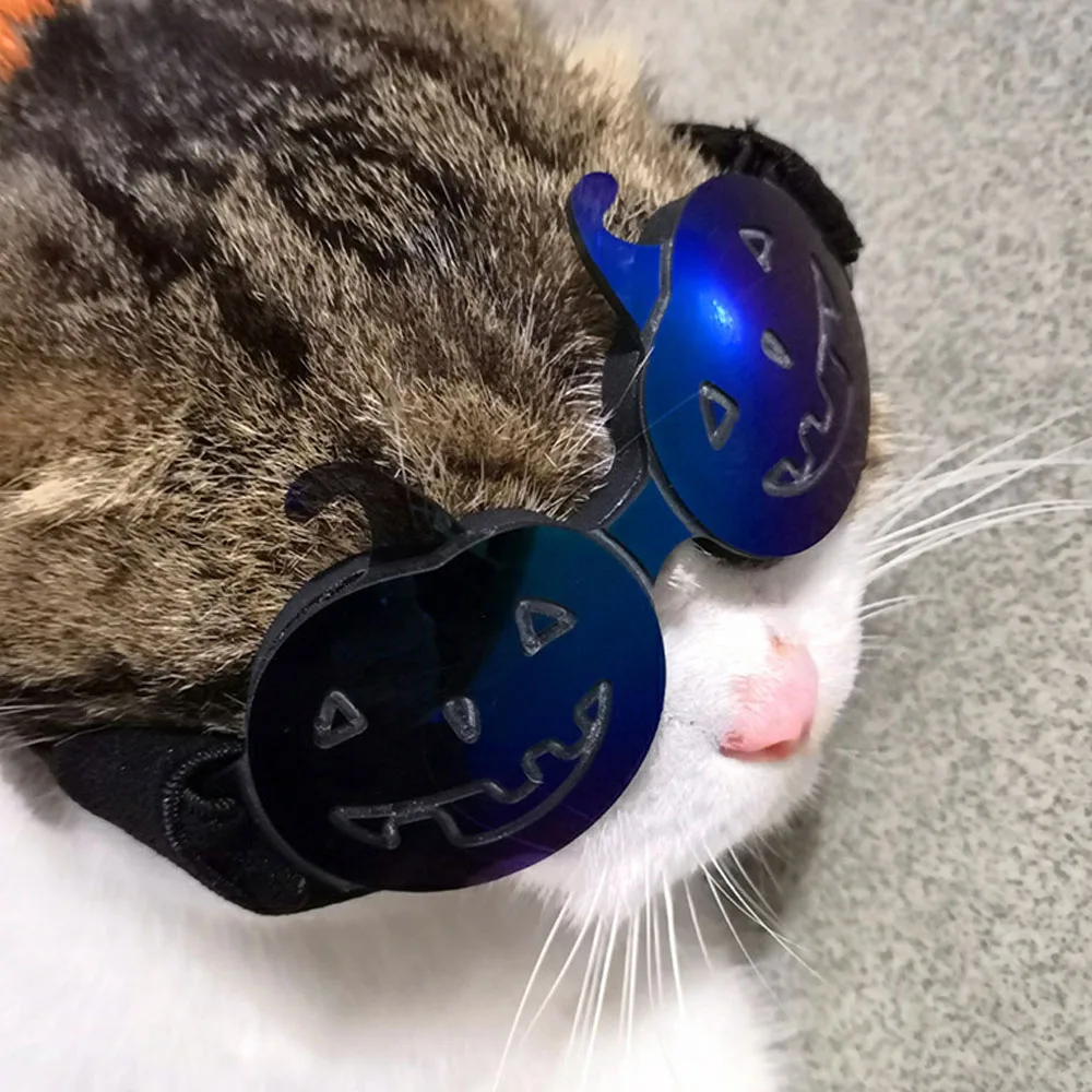 Регулируемые солнцезащитные очки для домашних животных собак Хэллоуин Забавная