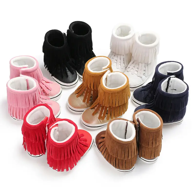 Детские мокасины Goocheer детская замшевая обувь из искусственной кожи милые