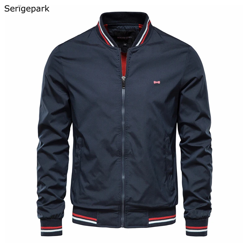 

Serige Park New Men's jacket for classical desig high quality model for men clothing for spring autumn jacket coat eden solide