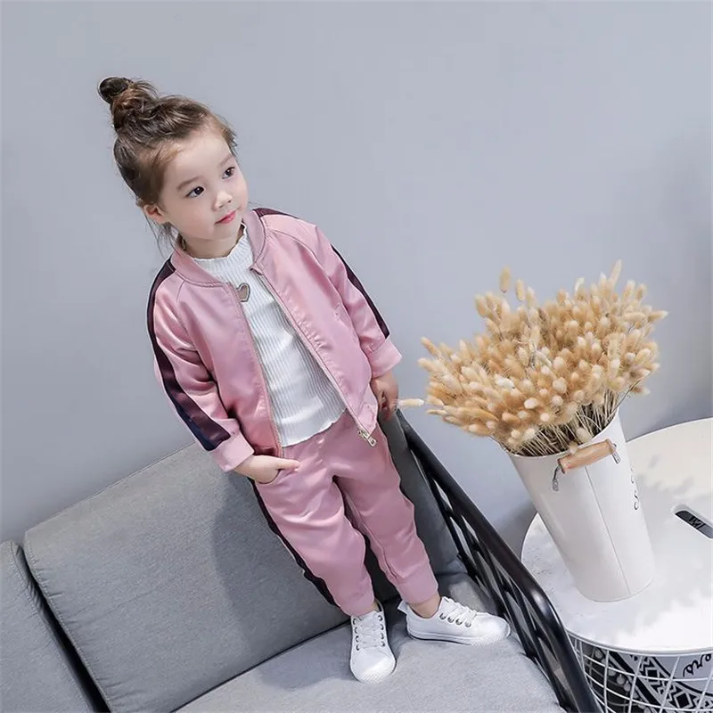 Детская одежда осенняя Новинка бейсбольная униформа для девочек рубашка на