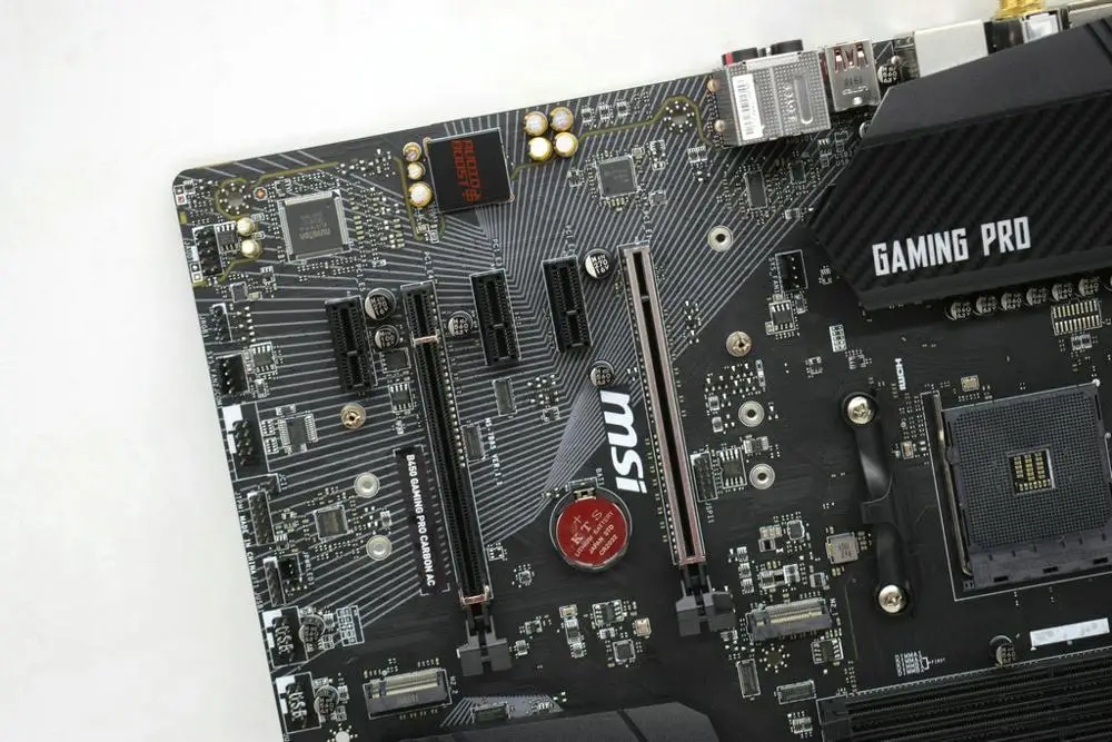 Günstig B450 GAMING PRO CARBON AC Für MSI AMD B450 B450M AM4 Motherboard Ddr4 Dual Kanal M.2 USB 3,0 PCIE 3rd Gen X16 Slot Spiel PC Verwendet