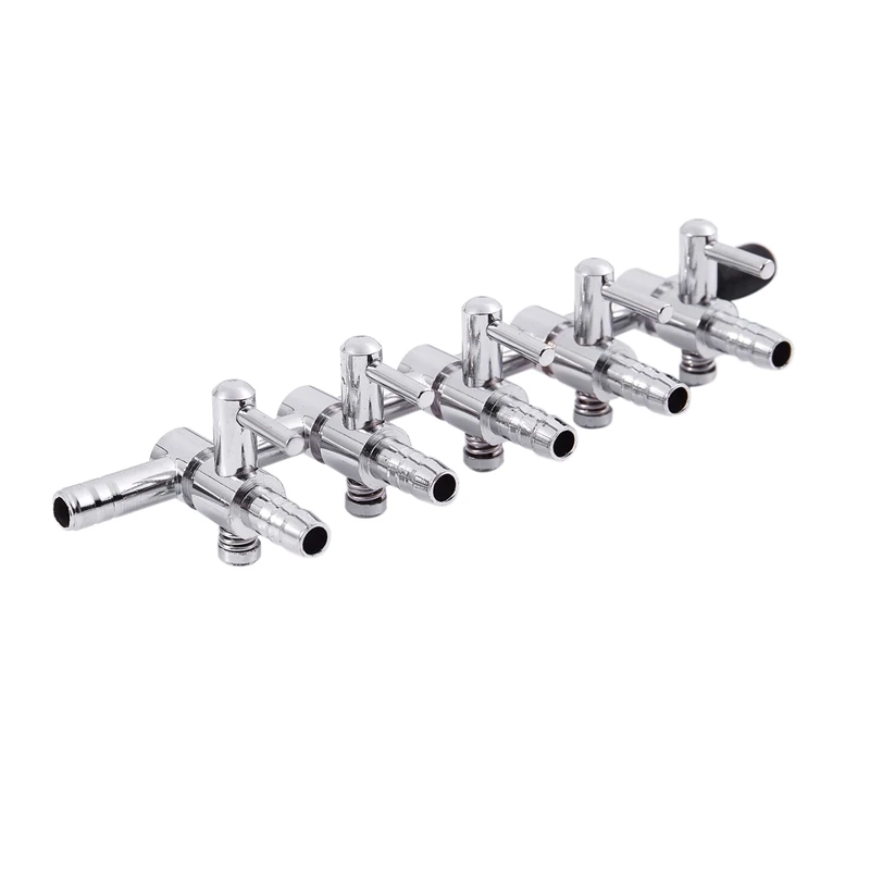 

Aquaculture 5-Way Air Flow Control Lever Valve with Airline Tube Connector for Aquarium