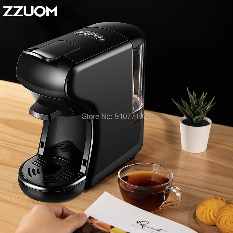 

ZZUOM Automatic Expresso Coffee Machine Mini Capsule Espresso Portable Coffee Maker Dolce Gusto Nespresso Capsule Ground Coffee