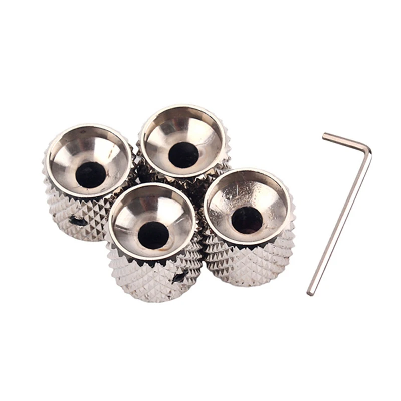 

4Pcs Electric Guitar Knobs, Bass Knobs, Dome Knob Volume Tone Guitar Speed Control Knobs for Electric Guitar and Bass