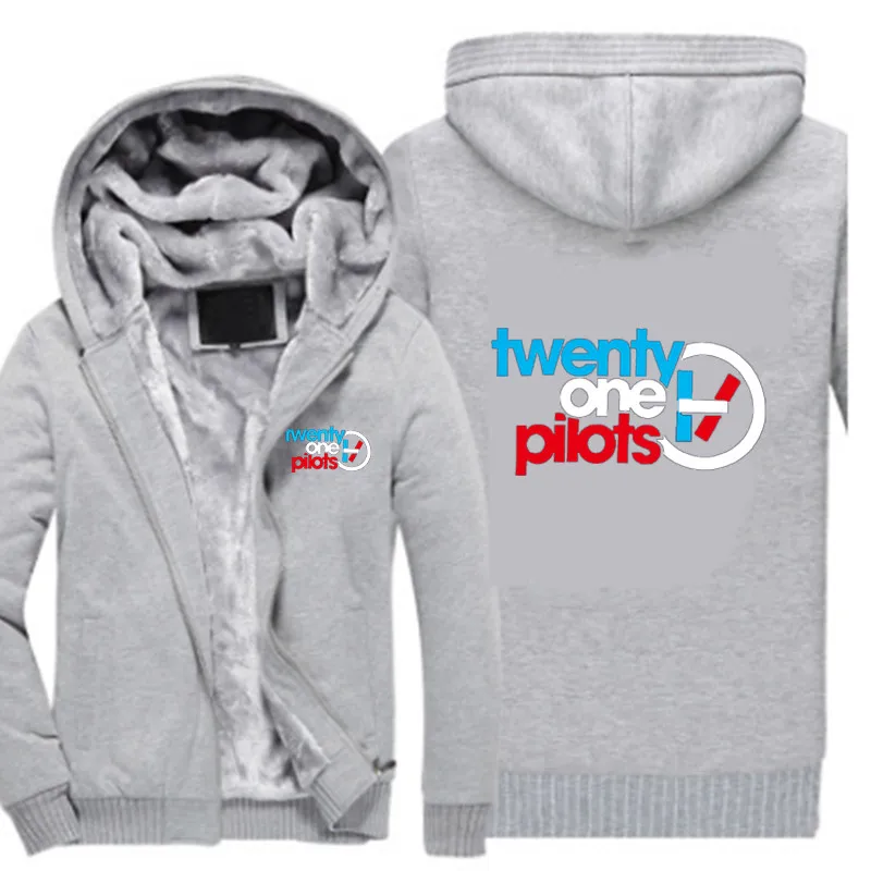 2019 мужской спортивный костюм на молнии Twenty One Pilots зимняя рок-группа теплый