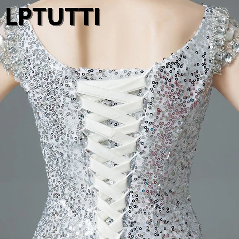 Женское длинное вечернее платье с блестками кристаллами|Вечерние платья| |