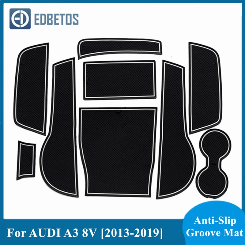Противоскользящий резиновый коврик для подстаканника дверной паз AUDI A3 8V 2013 2014 2015