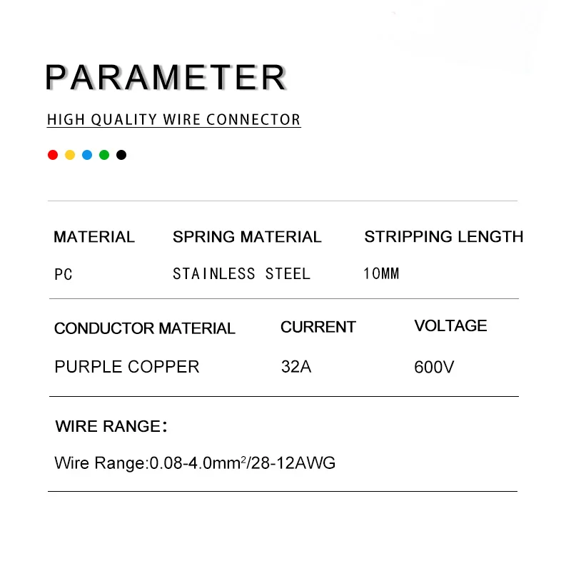 1PCS Quick Compact Wire Connectors 2/3/4/5/6/8/10/12 pin Conductor Push-in Butt Cable Wiring Terminal Block M3 Screw Fixing - купить по