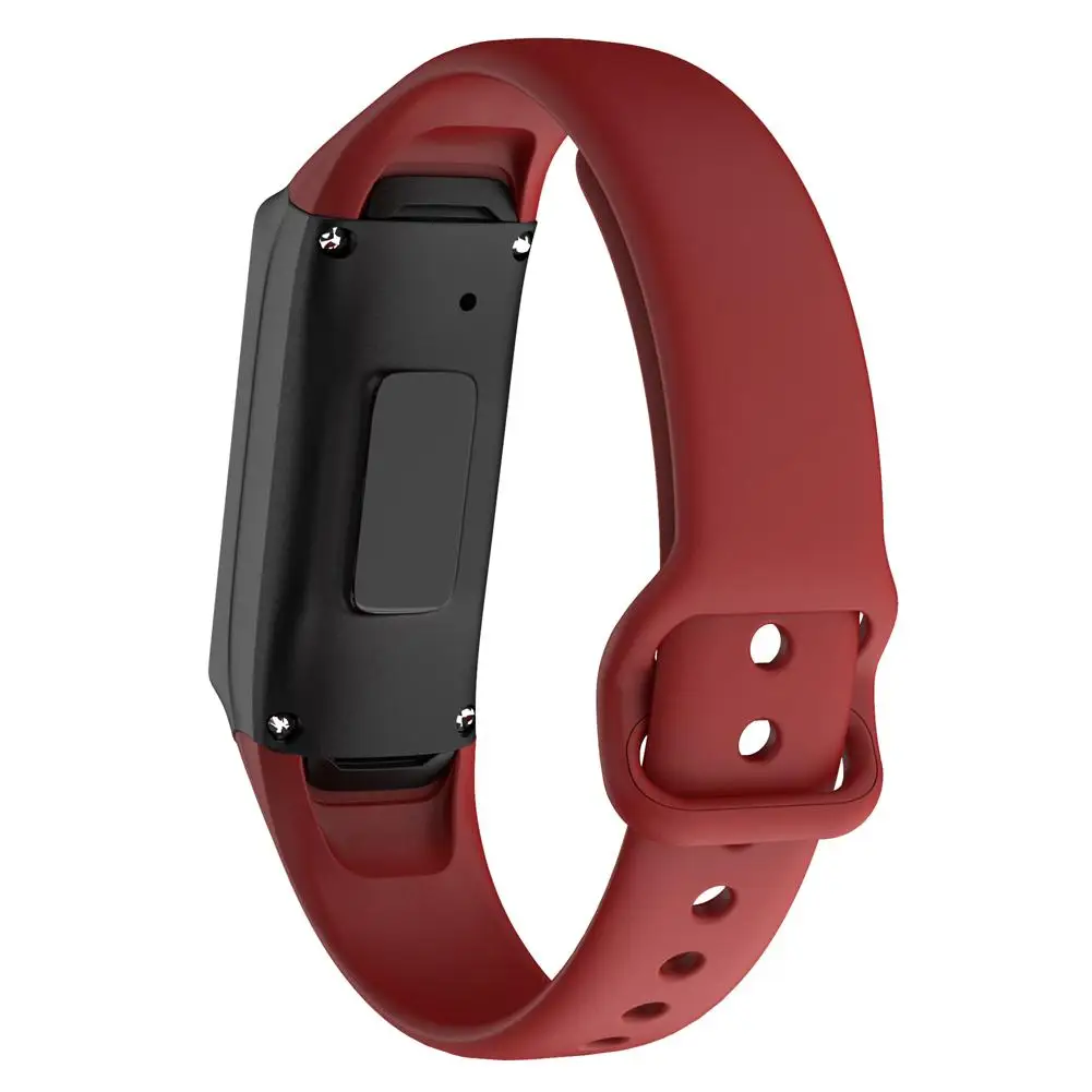 Red Силиконовый ремешок для спортивных часов браслет петля для samsung Galaxy Fit SM-R370 многоцветный для ремешка часов - Цвет: Red