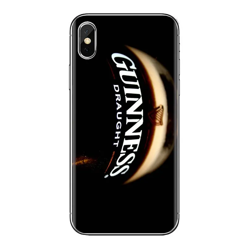 Пиво Guinness печать логотипа прозрачные мягкие чехлы для samsung Galaxy S3 S4 S5 мини S6 S7 край