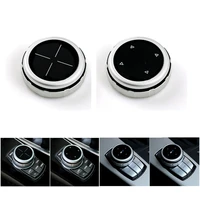 2021 car multimedia buttons cover stickers knob for bmw 1 3 5 7 series x1 x3 x5 x6 f30 f10 f15 f25 e84 e90 e70 e71 e60 f20 f01