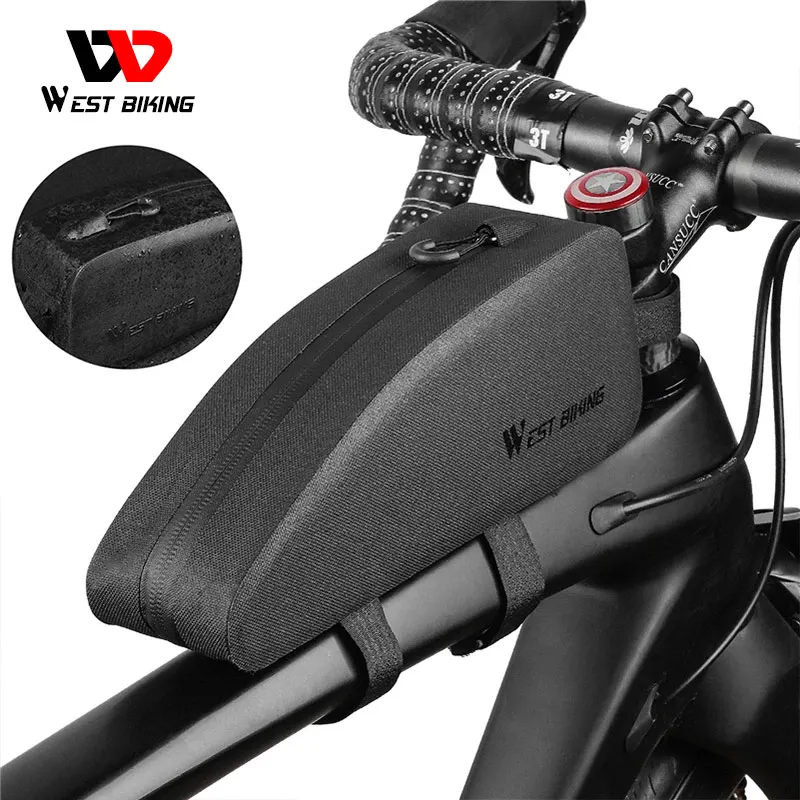 

Сумка на раму велосипеда, легкая, водонепроницаемая, WEST BIKING