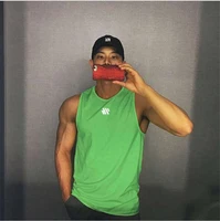 2021 mens fitness gyms tank top men fitness sleeveless shirt male mesh breathable sports vest undershirt gyms running vest men