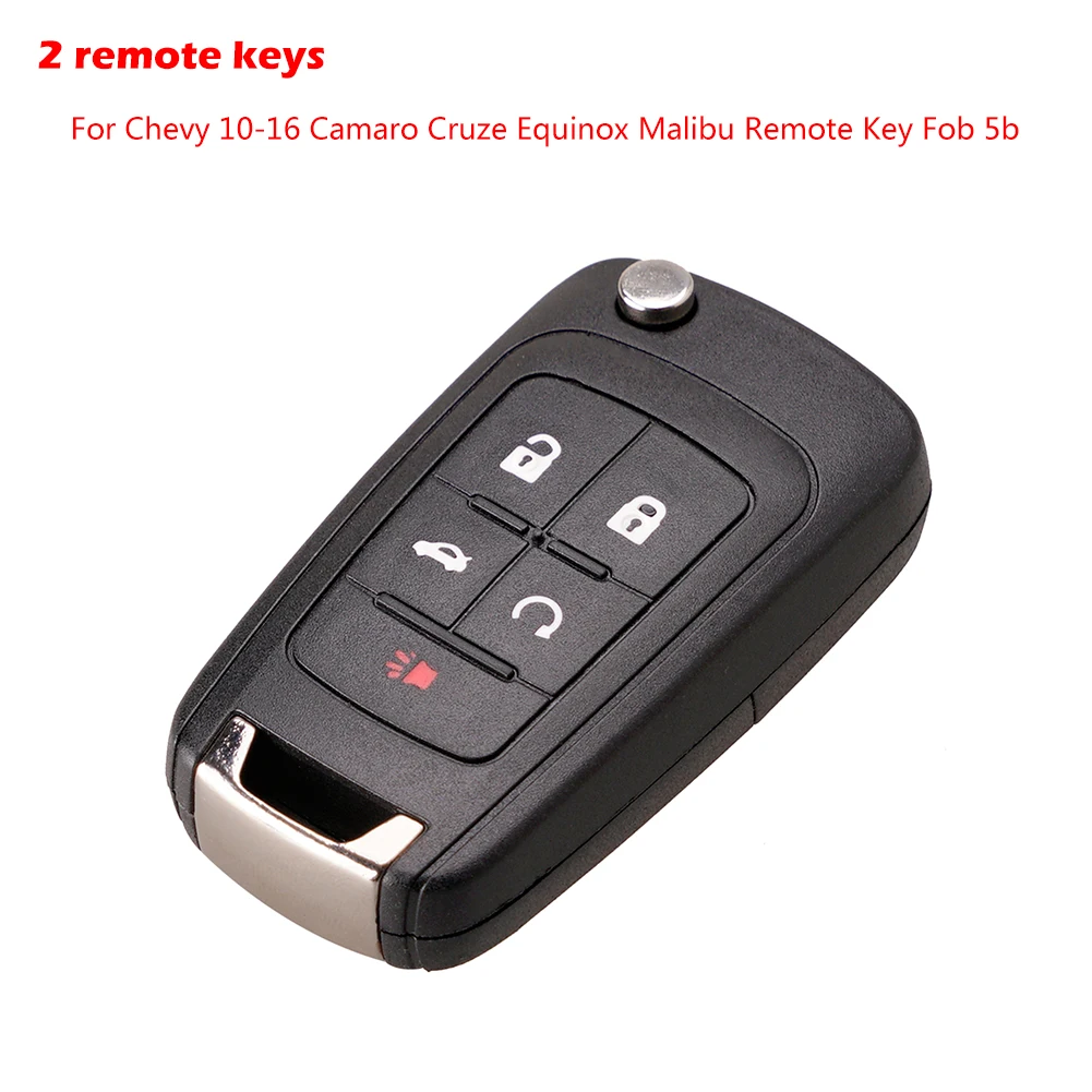 

1 Replacement For Chevy 10-16 Camaro Cruze Equinox Malibu Remote Key Fob 5b Key Shell Car Key Bag Key Holder Key Organizer