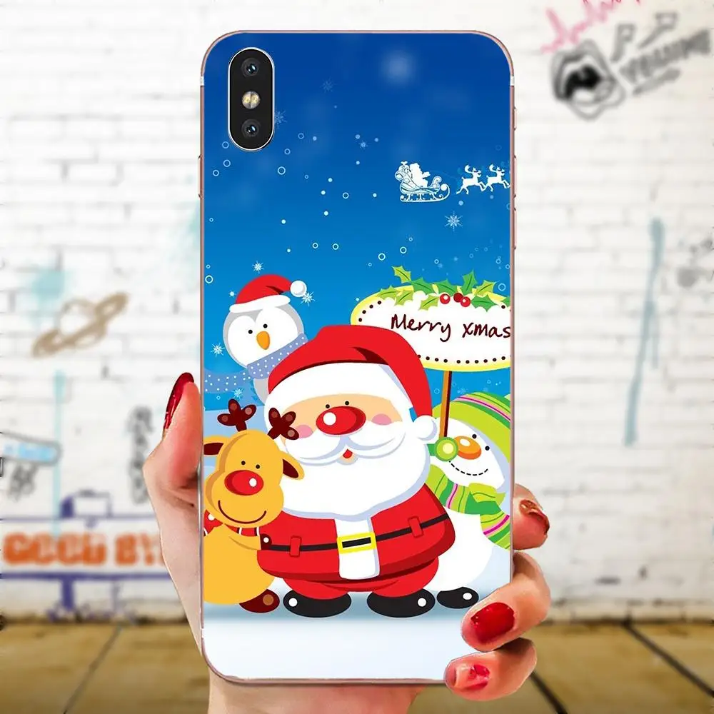 Для Huawei Honor 4C 5A 5C 5X6 6A 6X7 7A 7C 7X8 8C 8S 9 10 10i 20 20i Lite Pro чехол-накладка для мобильного телефона из ТПУ на Рождество год дизайн - Цвет: as picture