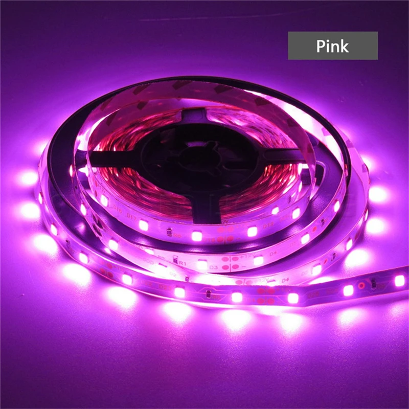 

RGB Red Blue Yellow White LED Strip 2835 flexible strip light non waterproof 5M 12v 300leds Led Ribbon Tape Home Decoration Lamp