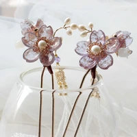 hair pins for women vintage chinese hair stick accessories pearl hairpin cristal jewellery for girls bride wedding accessories