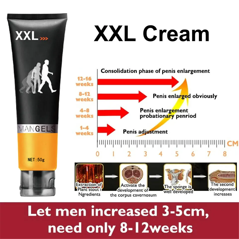 XXL лучший большой член травяной крем для увеличения пениса 50 г мужской пенис