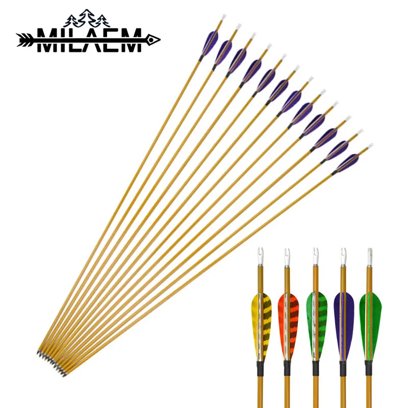 12 шт. стрелы для стрельбы из лука карбоновая стрела позвоночника 900 OD 6 мм