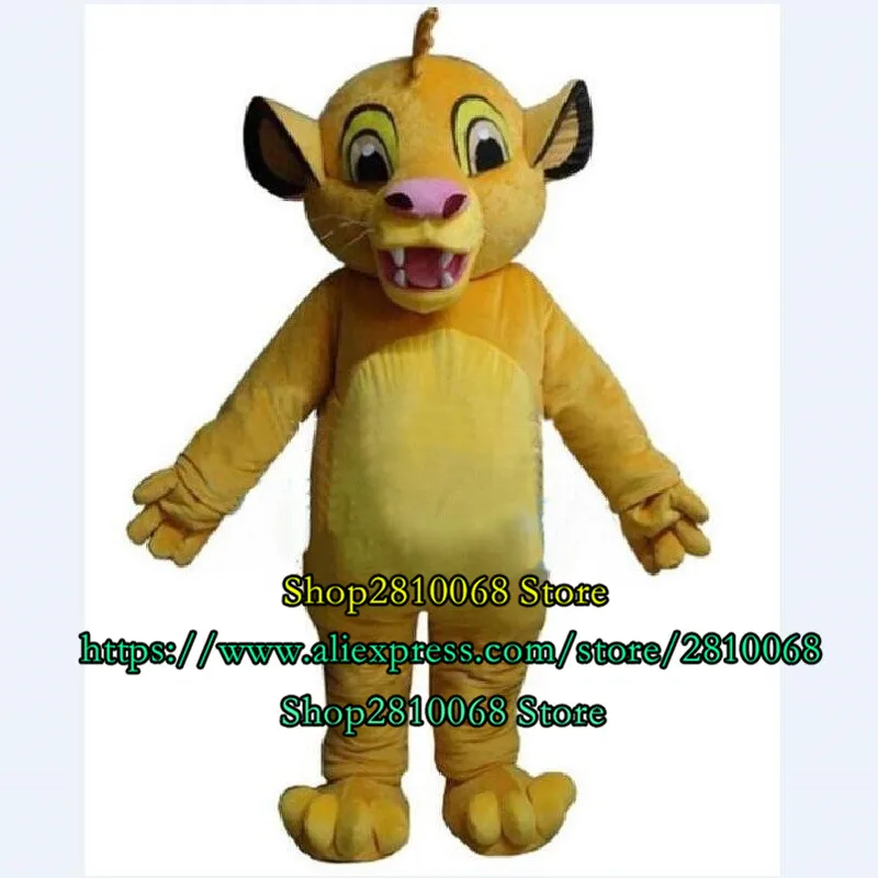 Маскарадный костюм с симбой Король Лев высококачественный костюм-талисман