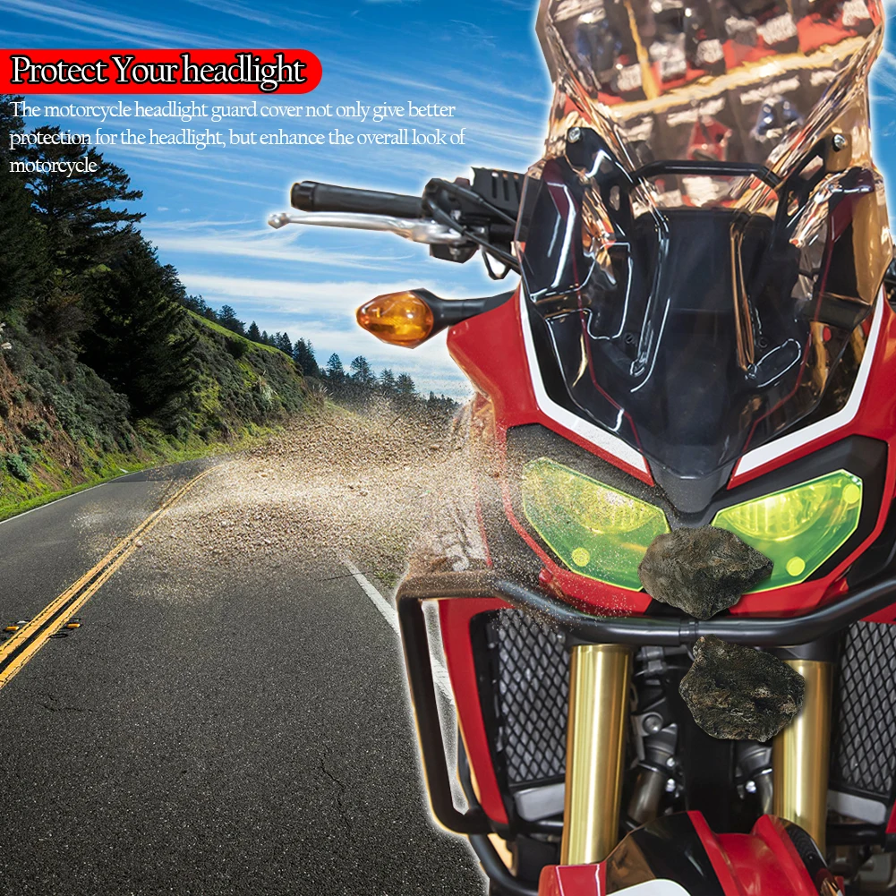 Защитная накладка на переднюю фару для мотоцикла CRF1000L защита объектива 2016 2019 Africa