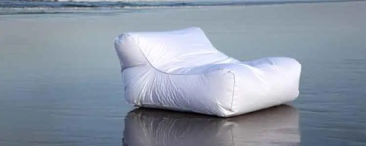 white Очень Большой Плавающий матрац, гигантский бассейн боковые beanbag стул на воде, уличная мебель диван-черный - Цвет: white