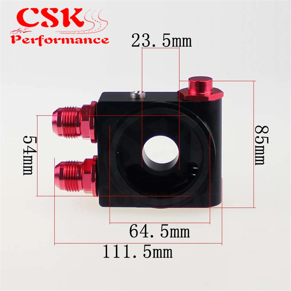 AN10 Масляный радиатор фильтр термостат сэндвич пластина адаптер 3/4 &quot16 UNF/M20 X1.5