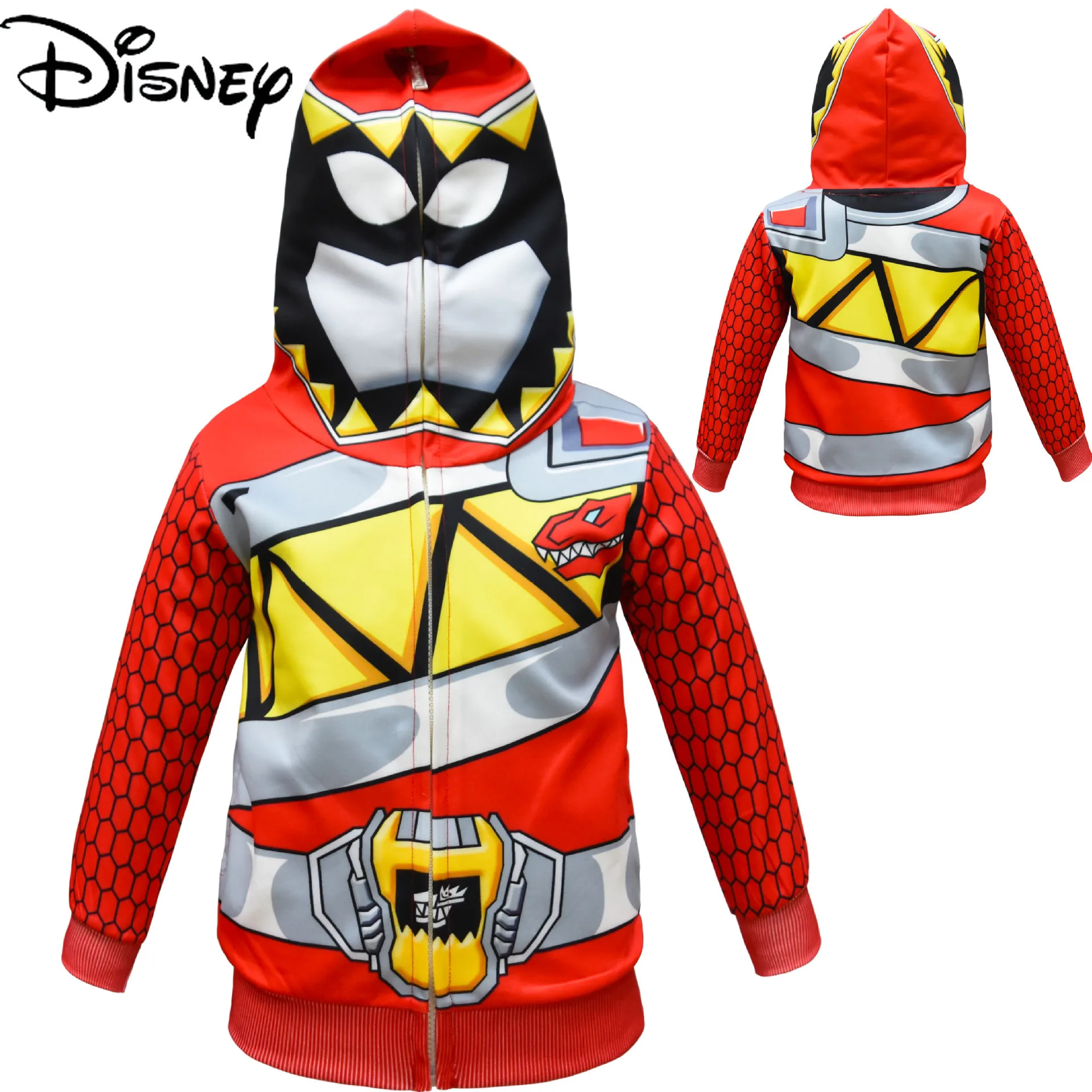 

Disney Marvel Children's Children's 3D Sweater Iron Man Cosplay Anime Sweater Jacket Hoodie
