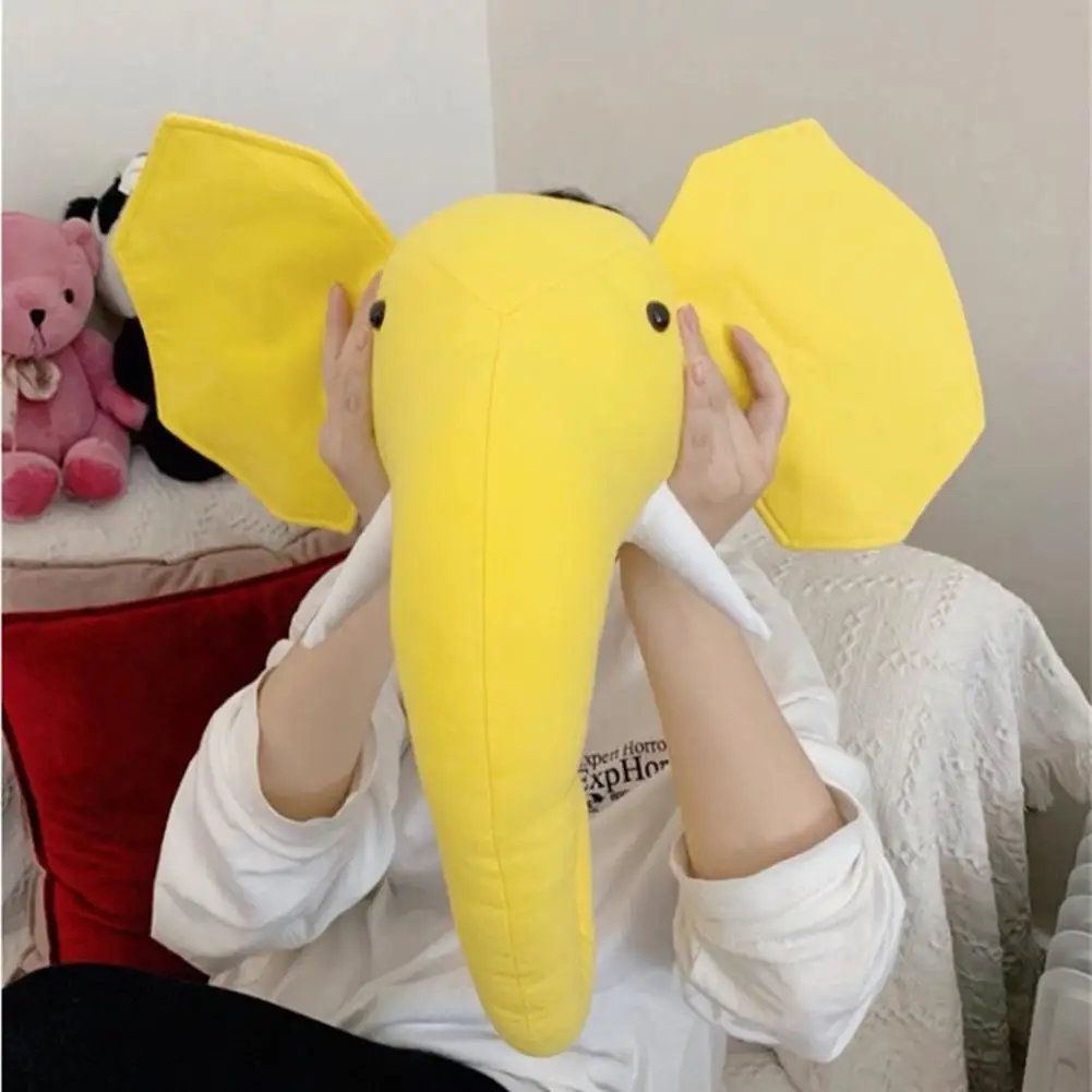 

GloryStar Cartoon Animal Head Shape Stuffed Wall Hanging Toys Kids Room Decoration
