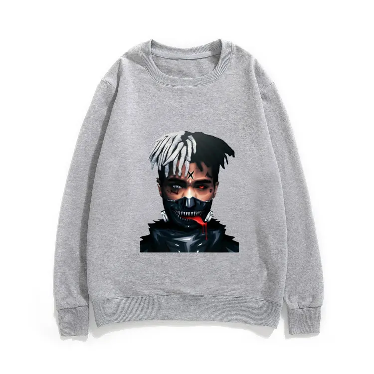 

Fuuny Xxxtentacion Cosplay Japan Anime Tokyo Ghoul Sweatshirt Pullover Men Women Hip Hop Rap Streetwear Tops Unisex Tracksuit