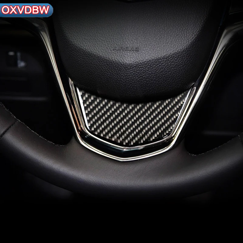 Аксессуары для cadillac ats 2013 14 2015 стильные панели рулевого колеса из углеродного