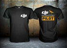 100% качественная Хлопковая мужская футболка с принтом 100% хлопок Dji Phantom футболка пилот