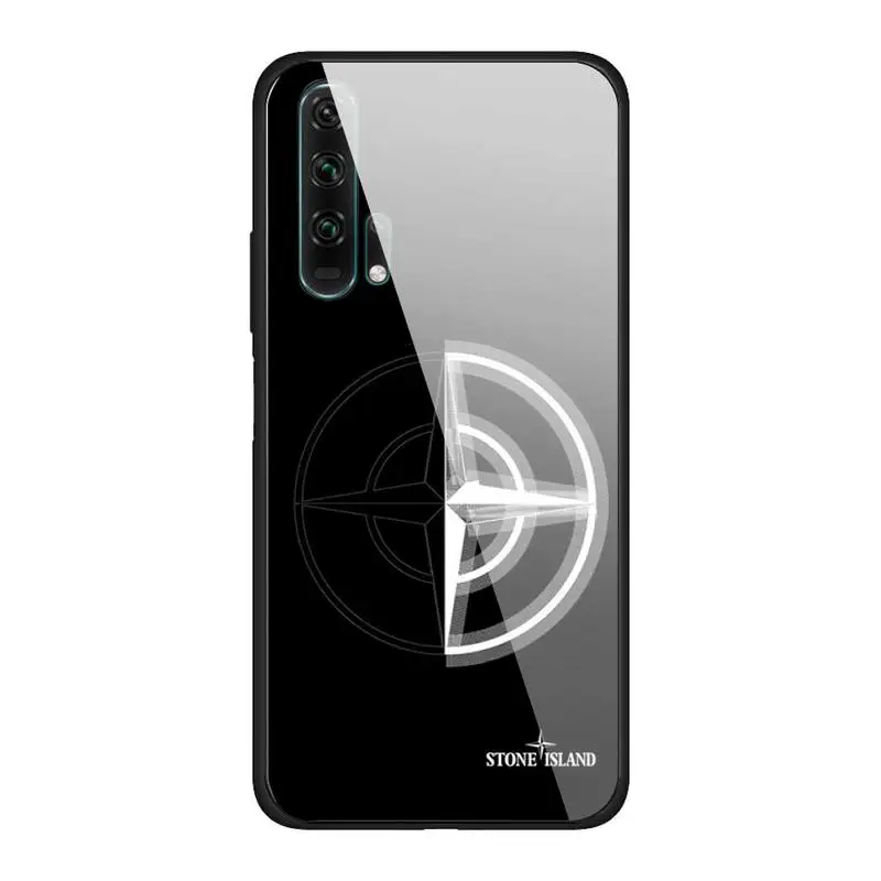 

Stones Brand Island Phone Case For Huawei Mate 9 10 lite 20Pro&Tempered Glass Back Cover For Honor 7A 8X 9 10 V10